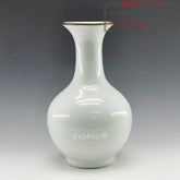 INPHIC-古典 白色官窯賞花瓶 景德鎮陶瓷工藝品 田園擺飾 家居